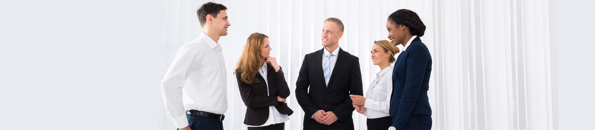 Group of executives in conversation